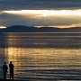 <p align=left>Plage de Rivière-du-Loup: toujours un plaisir d'admirer un coucher de soleil.